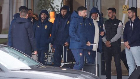 Bernardo Silva, Rúben Dias e Rúben Neves 