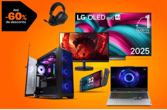 Black Friday na PcComponentes: descontos até 60% em tecnologia e informática