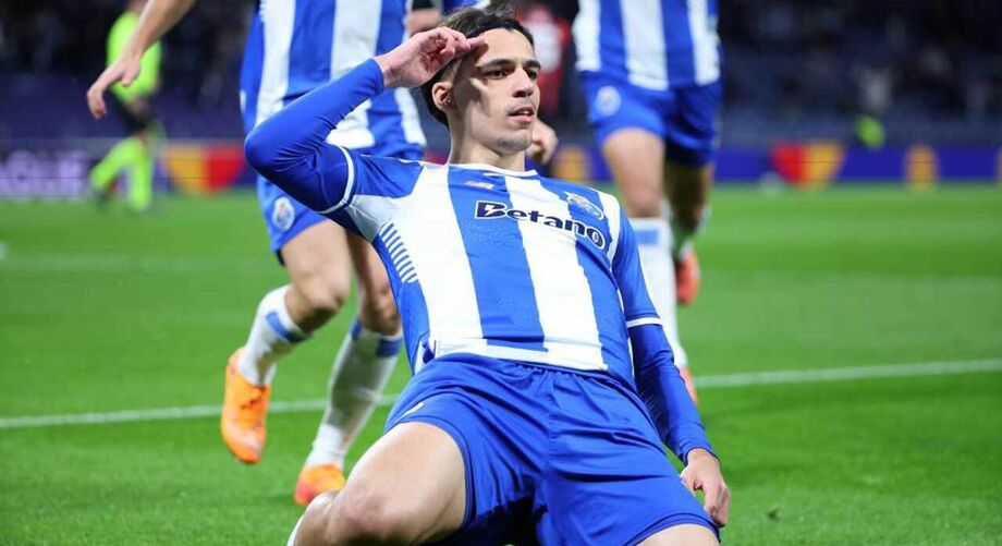 Gabri Veiga bisou na vitória do FC Porto sobre o Nice