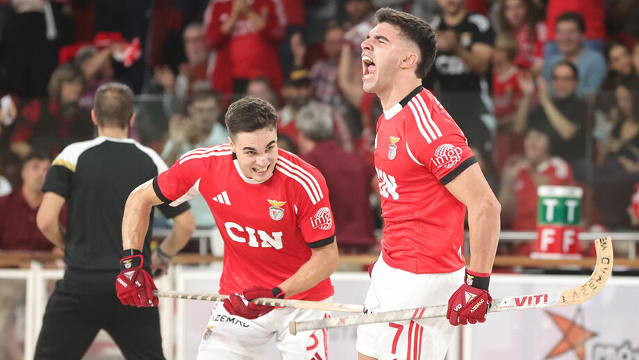 Benfica vence Sanjoanense por 5-2 no Campeonato de hóquei em patins