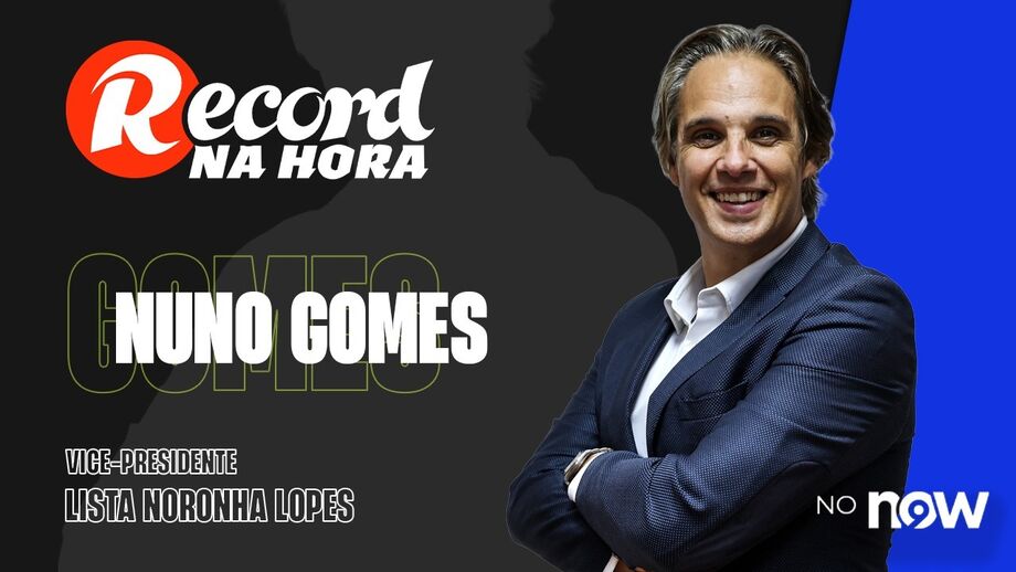 Nuno Gomes, vice da lista de Noronha Lopes, no 'Record na Hora'