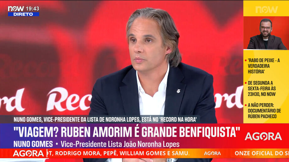 Candidato a 'vice' na lista de Noronha Lopes em entrevista no Record na Hora