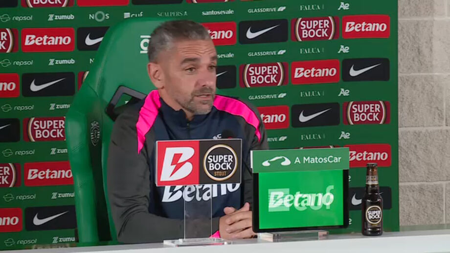 Treinador do Sporting diz que central poderá ser mais uma solução