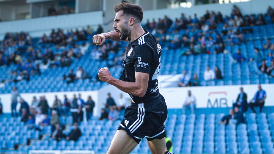 Tomás festejou em casa do Belenenses, clube onde fez a formação