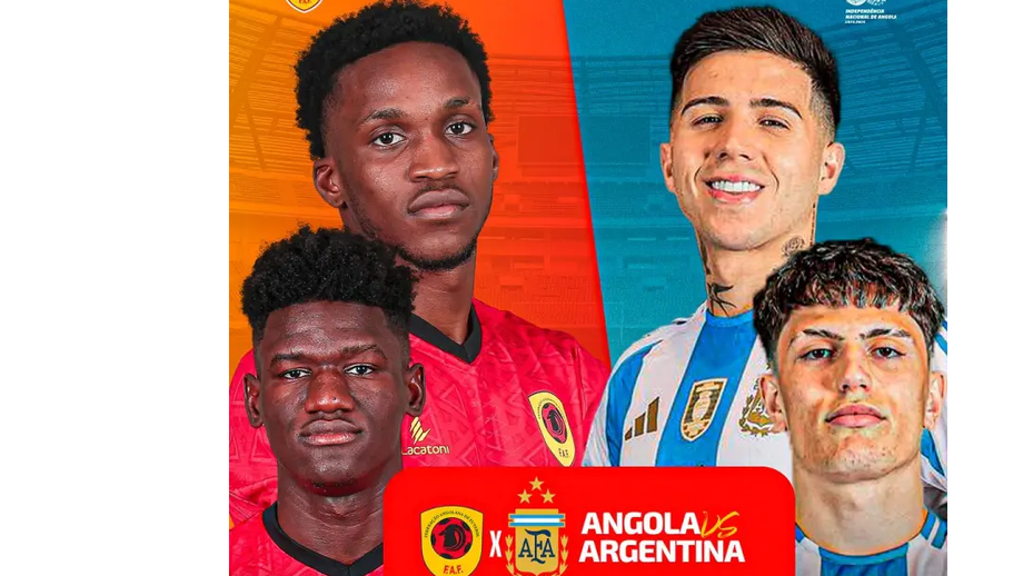 Angola defronta Argentina no próximo dia 14