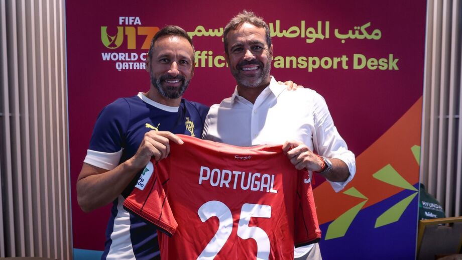 Artur Jorge com Bino Maçães