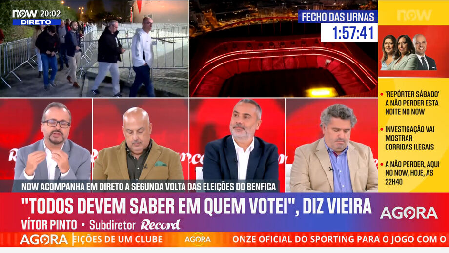 Analisa declarações do ex-presidente do Benfica no dia da segunda volta