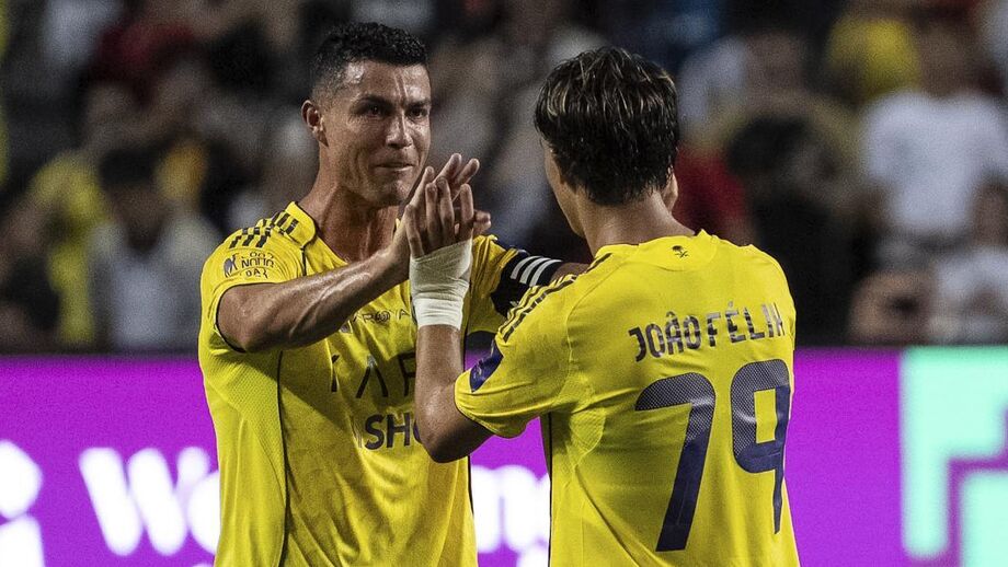 Ronaldo e João Félix podem comemorar no sábado... em dose dupla