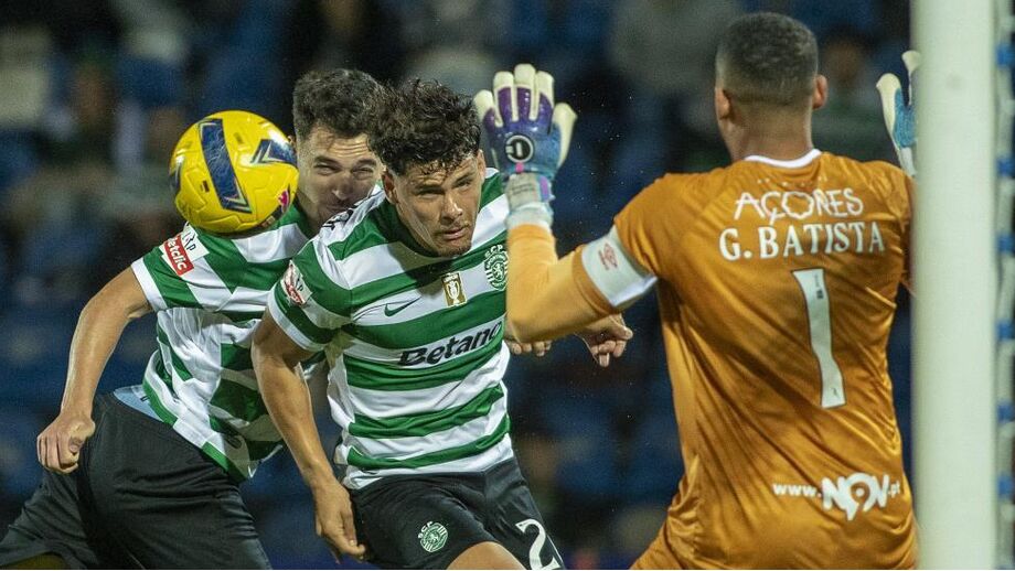 Pote marcou o primeiro golo no triunfo do Sporting frente ao Santa Clara
