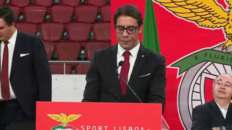 O discurso do recém-reeleito presidente do Benfica na tomada de posse