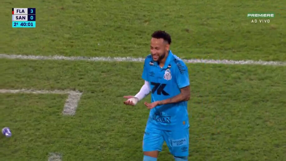 No jogo contra o Flamengo, no Maracanã
