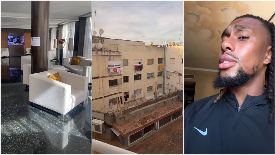 Hotel onde está hospedada a seleção nigeriana em Marrocos foi elogiado... até Iwobi mostrar a vista do quarto
