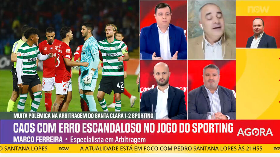 Marco Ferreira, especialista Record em arbitragem, analisa lance de Quenda que acabou depois por originar o golo da vitória dos leões