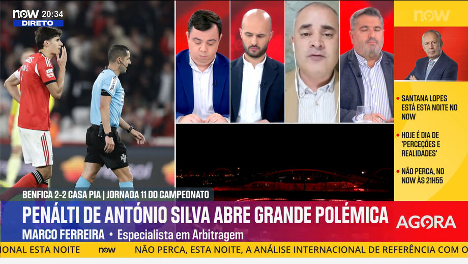 Marco Ferreira, especialista em arbitragem, explica lance polémico do Benfica-Casa Pia