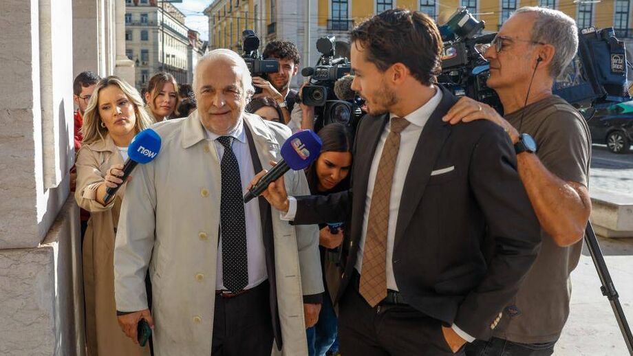 Rui Rangel à chegada ao Supremo Tribunal de Justiça