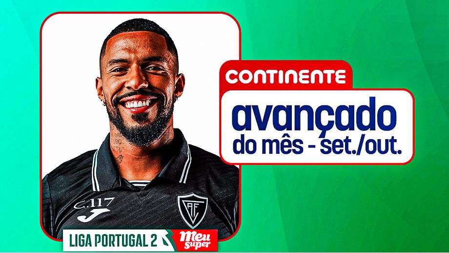 André Clóvis, avançado do Ac. Viseu, eleito o melhor da 2ª Liga em setembro e outubro
