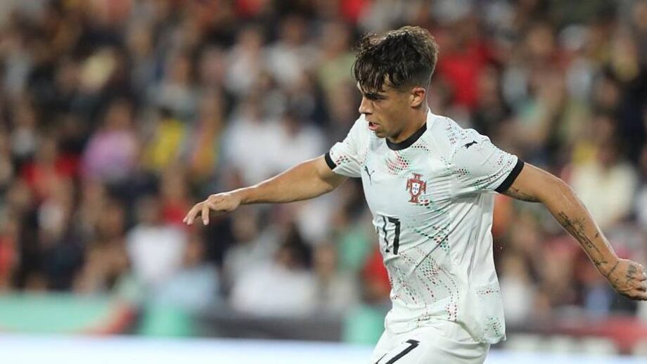 Afonso Moreira ao serviço da seleção de sub-21 
