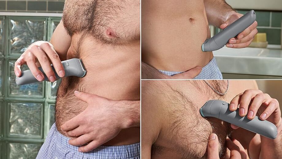 Philips Série 3000 BG3480: depilação masculina segura, rápida e confortável em todo o corpo