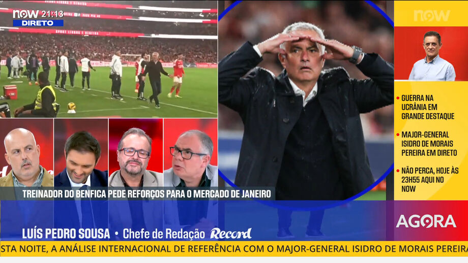 Luís Pedro Sousa, chefe de redação de Record, analisa construção do plantel do clube da Luz