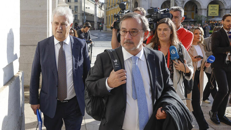 O antigo presidente da Relação, Luís Vaz das Neves, à chegada ao Supremo Tribunal de Justiça 