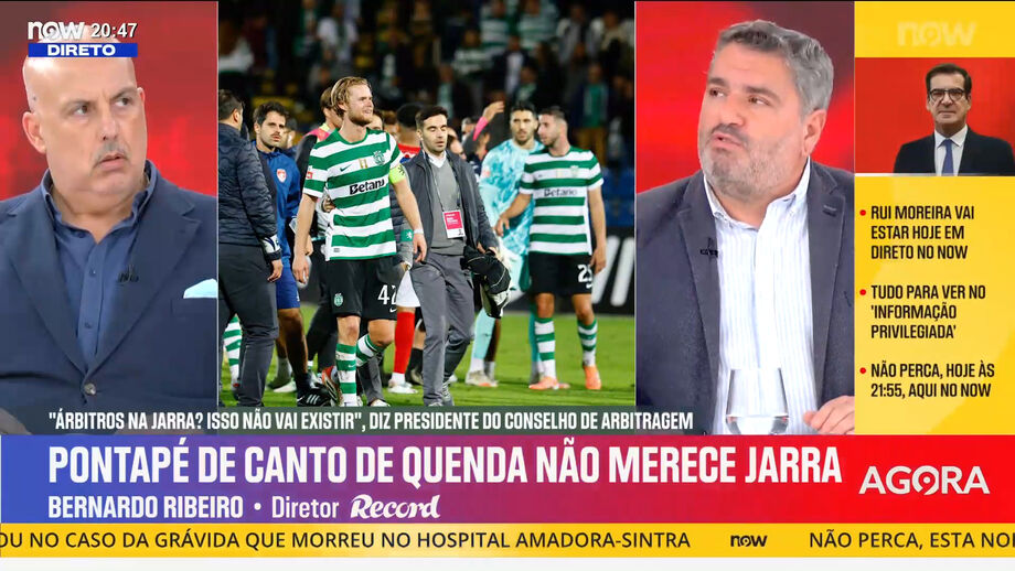 Bernardo Ribeiro, diretor de Record, aborda polémica na arbitragem no futebol português