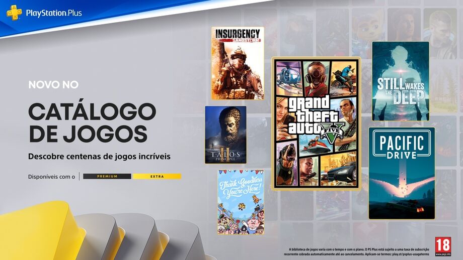 PlayStation Plus expande catálogo de jogos 