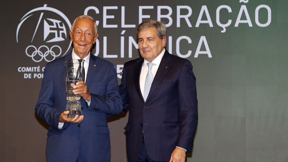 Presidente da República entrega condecorações durante a Celebração Olímpica