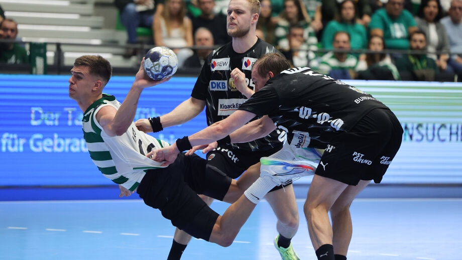 Sporting defronta Füchse Berlin em jogo da Liga dos Campeões