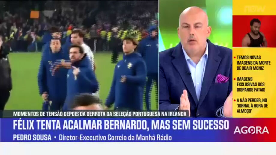 
Pedro Sousa, diretor executivo da CM Rádio, aborda episódio que aconteceu ontem no final do jogo com a Irlanda