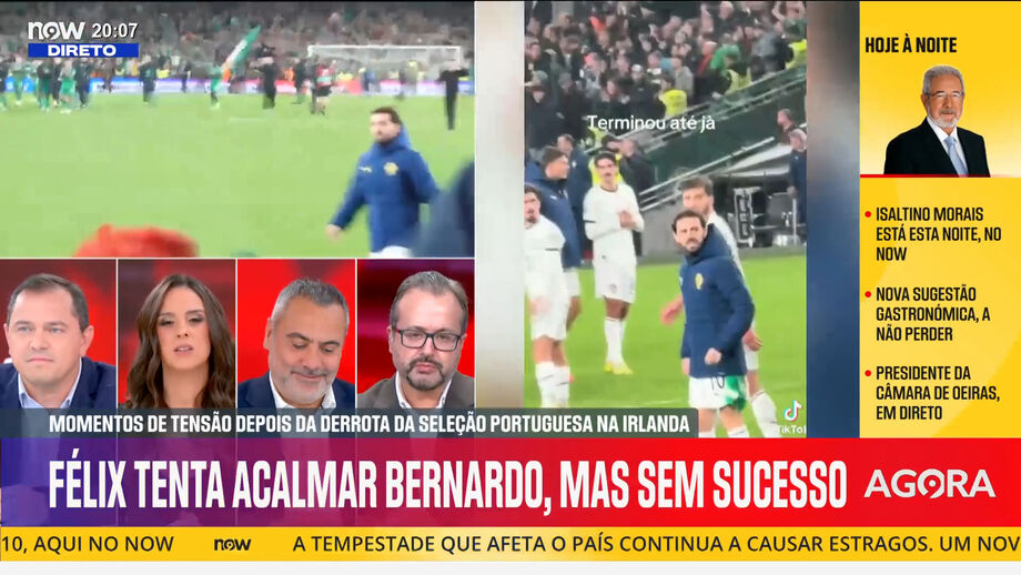Subdiretor de Record e a insatisfação de Rúben Dias e Bernardo Silva com alguns adeptos