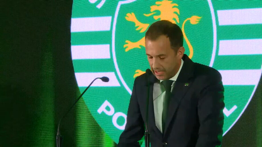 Presidente do Sporting fala do "manto verde" e lembra final da Taça de Portugal
