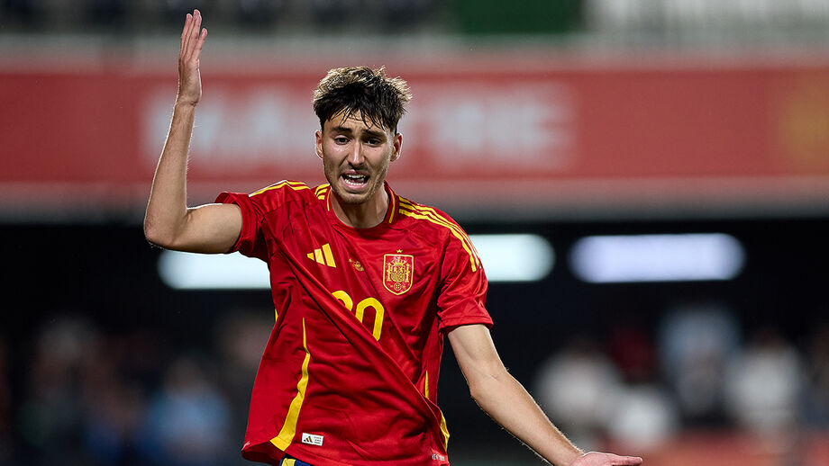 Rafa Obrador jogou na goleada da Espanha sobre São Marino