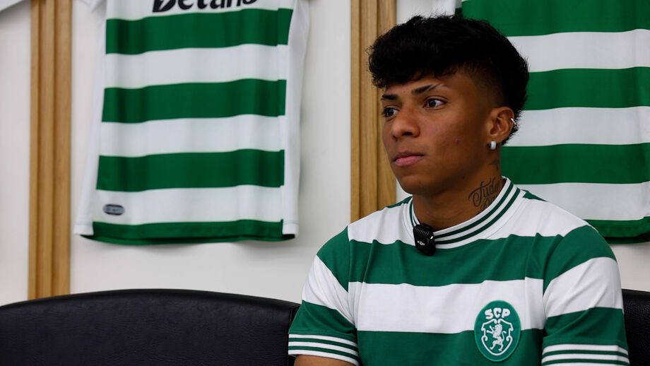 Extremo do Sporting em entrevista a Record