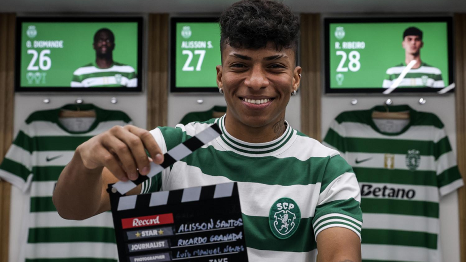 Alisson em entrevista exclusiva a Record