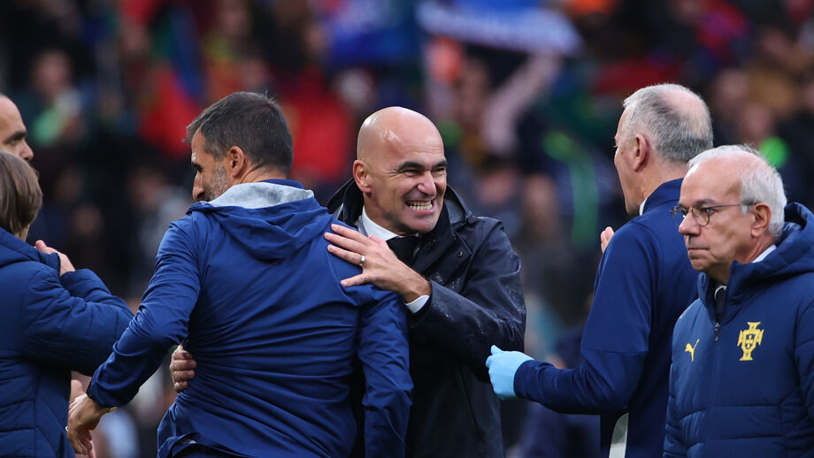 Roberto Martínez a festejar presença no Mundial'2026