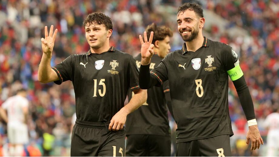 João Neves e Bruno Fernandes destacam-se em jogo da seleção