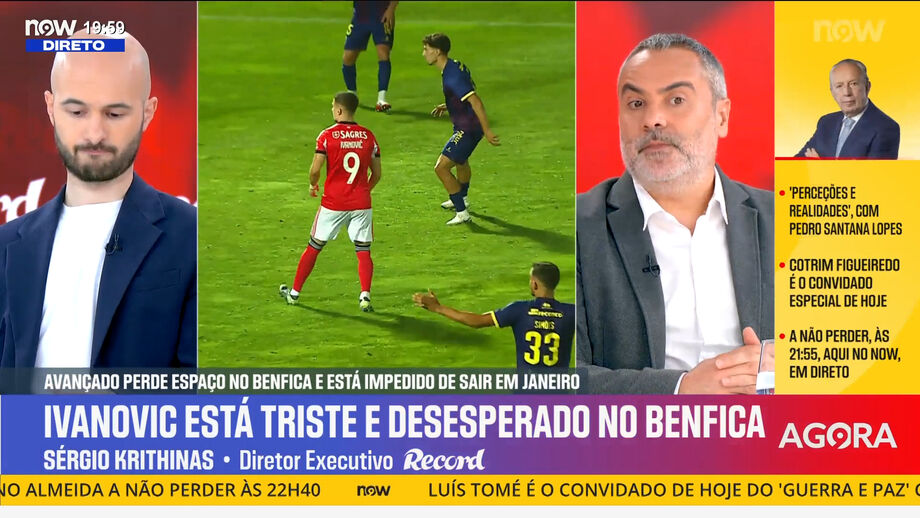 Diretor-executivo de Record analisa situação do avançado das águias