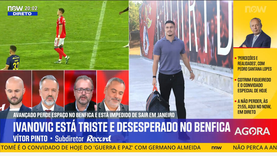 Subdiretor de Record e a situação do avançado no Benfica