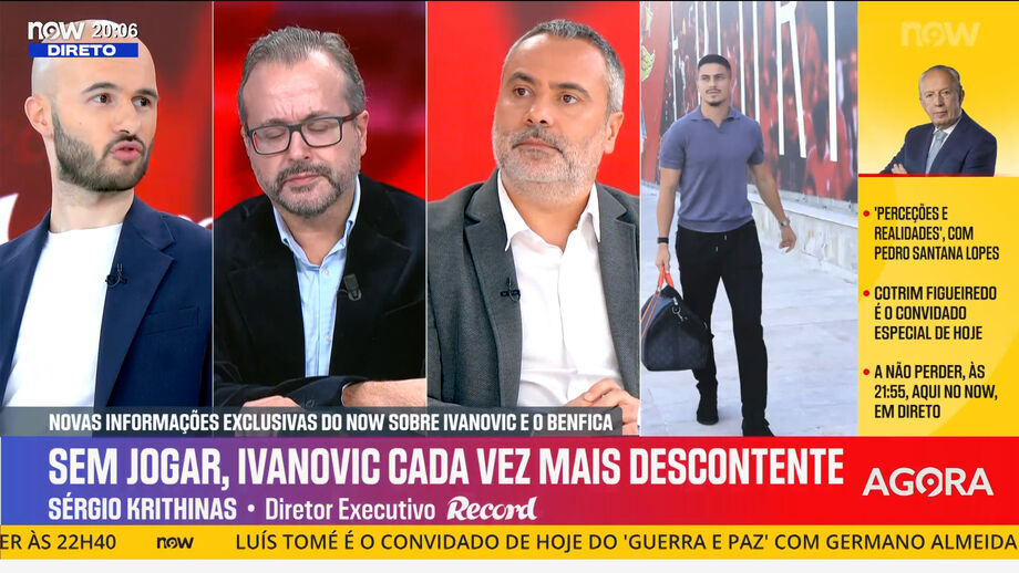 Jornalista de Record e a situação de Ivanovic