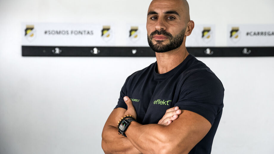 Jorge Martins orientou o extremo de 18 anos do Sporting no Fontainhas