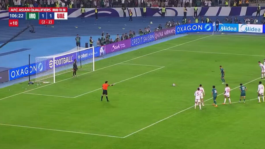 Duelo dramático com os Emirados Árabes Unidos apurou iraquianos para o playoff intercontinental