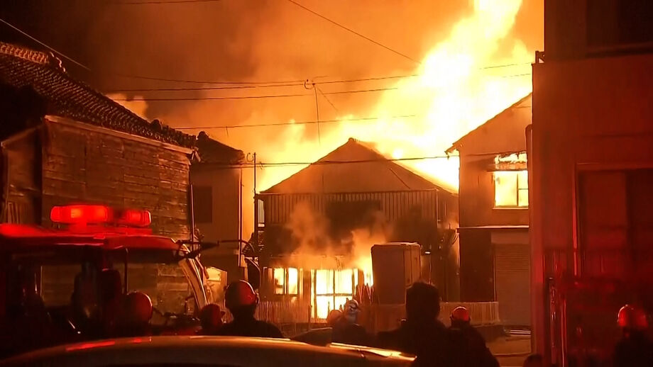 Várias zonas foram evacuadas