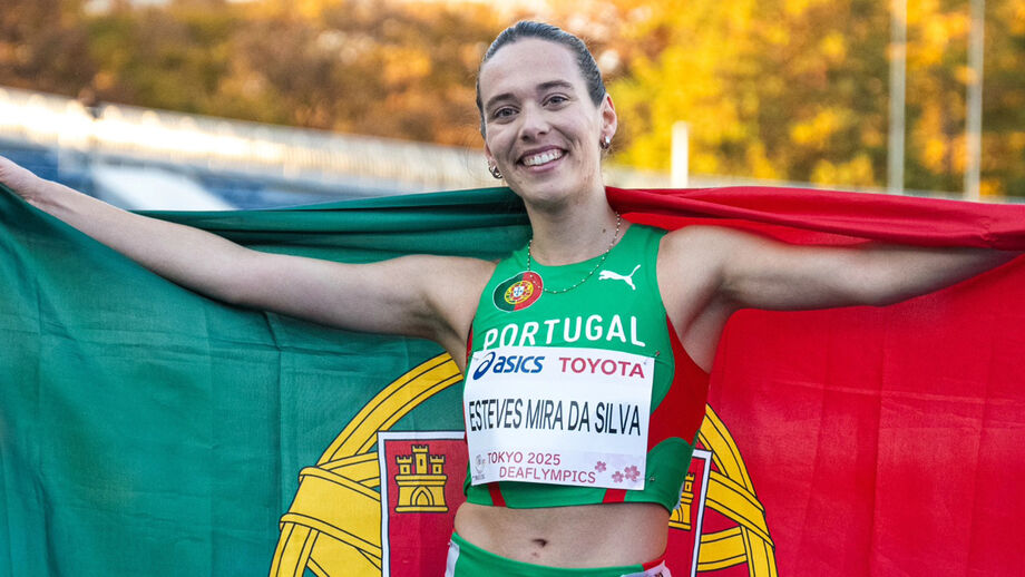 Surdolímpicos: Margarida Silva conquista prata nos 1.500 metros