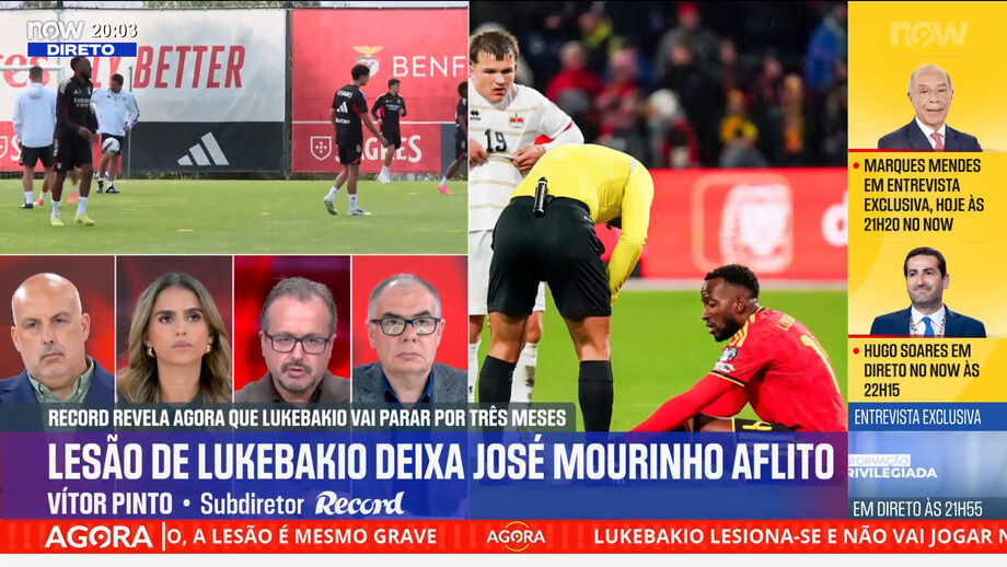 Subdiretor de Record aponta questões físicas que têm afetado o jogador do Benfica