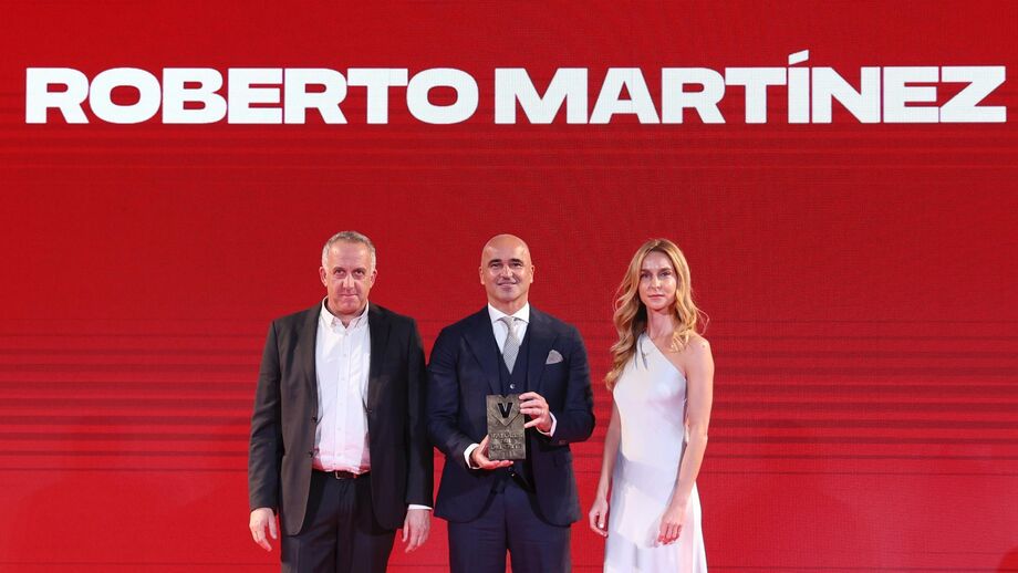 Roberto Martínez homenageado com o prémio Trajetória na Gala Valores del Deporte
