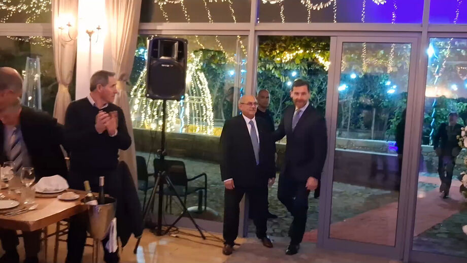 Antes do jantar do 25.º aniversário da Casa do FC Porto de Vale de Cambra