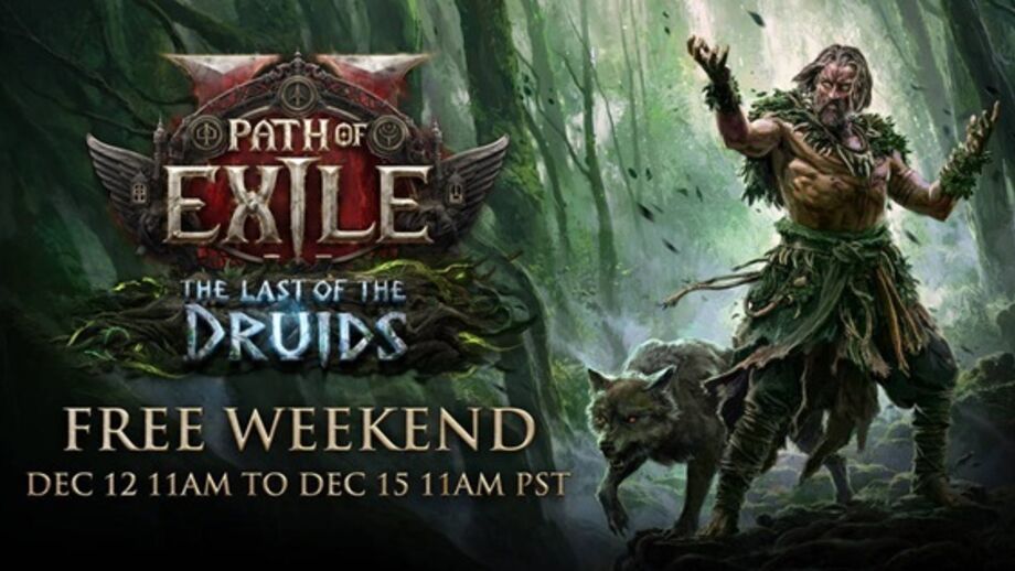 Fim de semana grátis de Path of Exile: The Last of the Druids