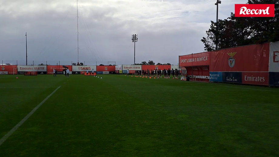 Alexander Bah, Bruma, Nuno Félix e Leandro Santos fizeram trabalho de ginásio