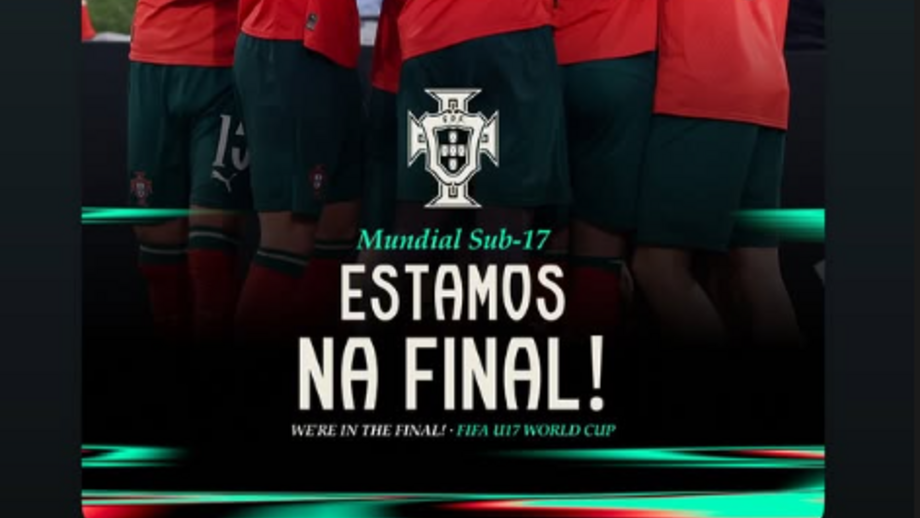 Cristiano Ronaldo felicita a seleção portuguesa sub-17 pela chegada à final do Mundial