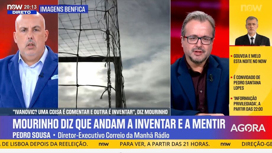 Diretor executivo da CM Rádio analisa momento do Benfica no programa 'Record na Hora' no Now